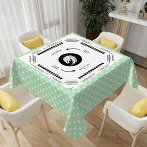 Polka Dot Mahjong Tablecloth – 60 Inch