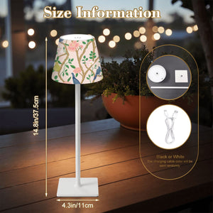 Blue Birdie Design LED Cordless Table Lamp