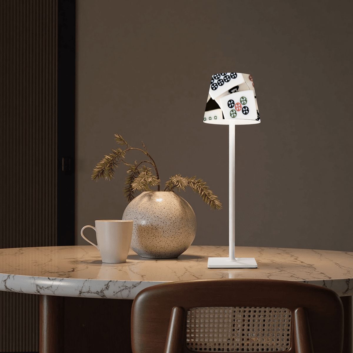 Mahjong LED Cordless Table Lamp