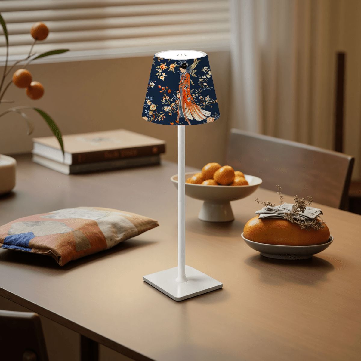 Rechargeable Asian-Inspired Accent Lamp