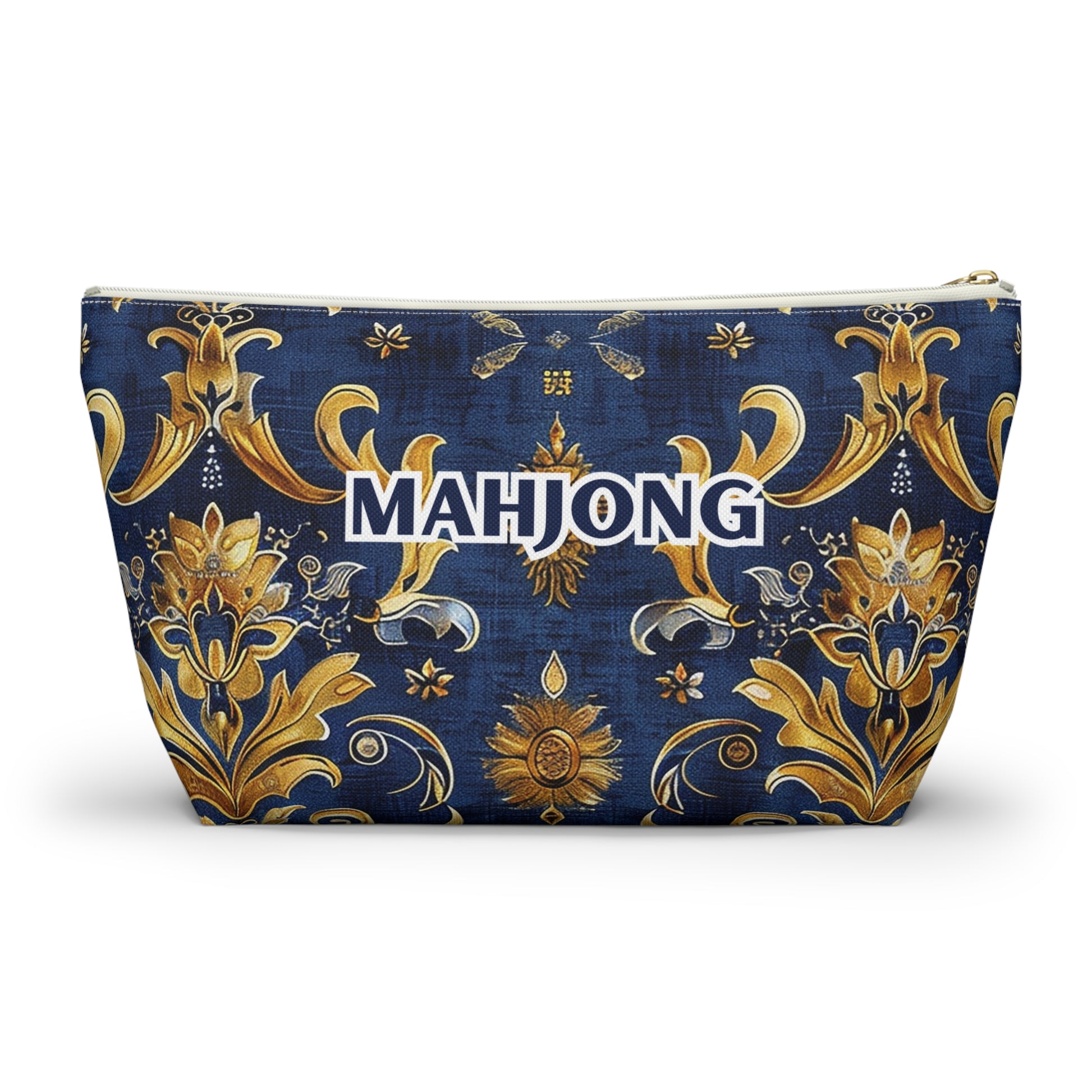 Hints of Gold Kaleidoscopic Mahjong Pouch
