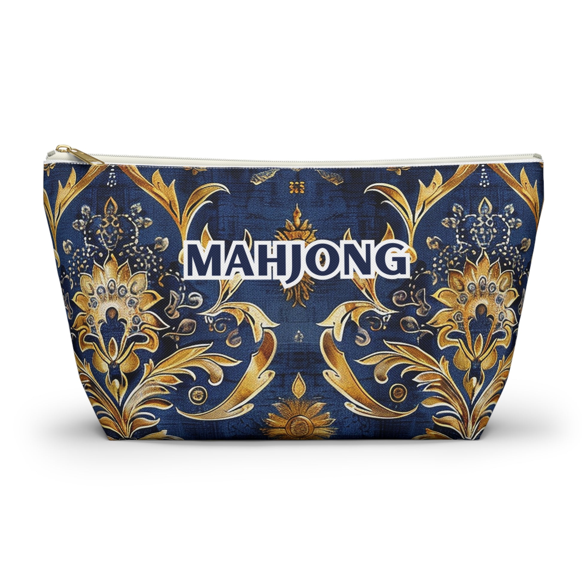 Hints of Gold Kaleidoscopic Mahjong Pouch