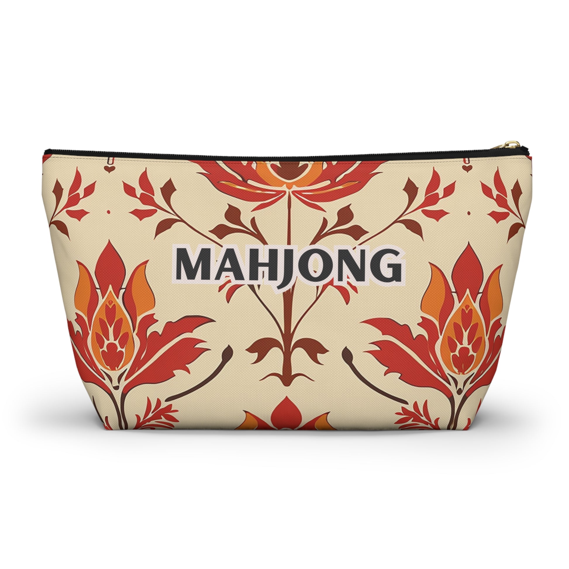 Zesty Blossoms Mahjong Pouch