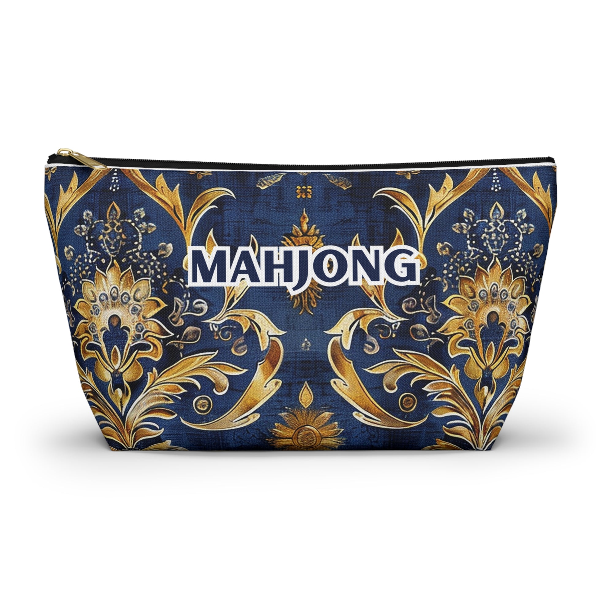 Hints of Gold Kaleidoscopic Mahjong Pouch