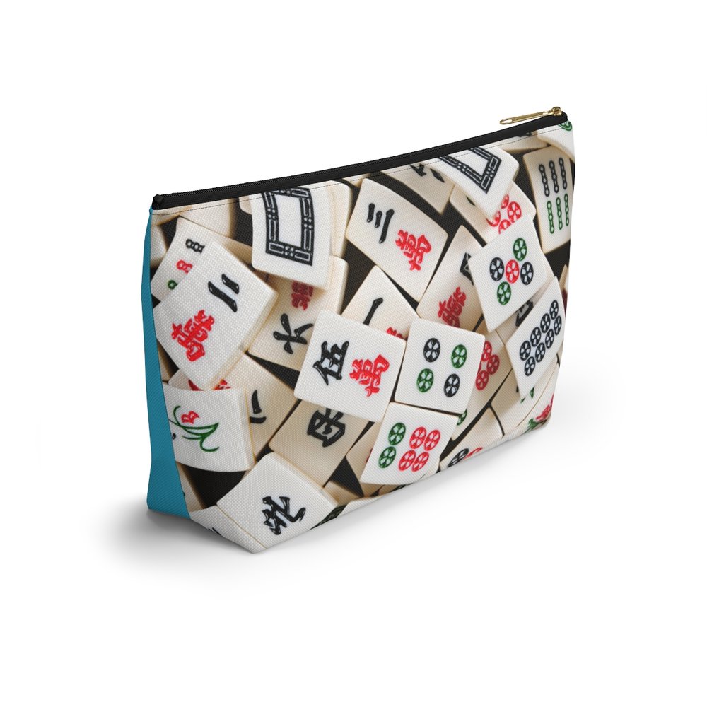 Sky Blue Mahjong Pouch
