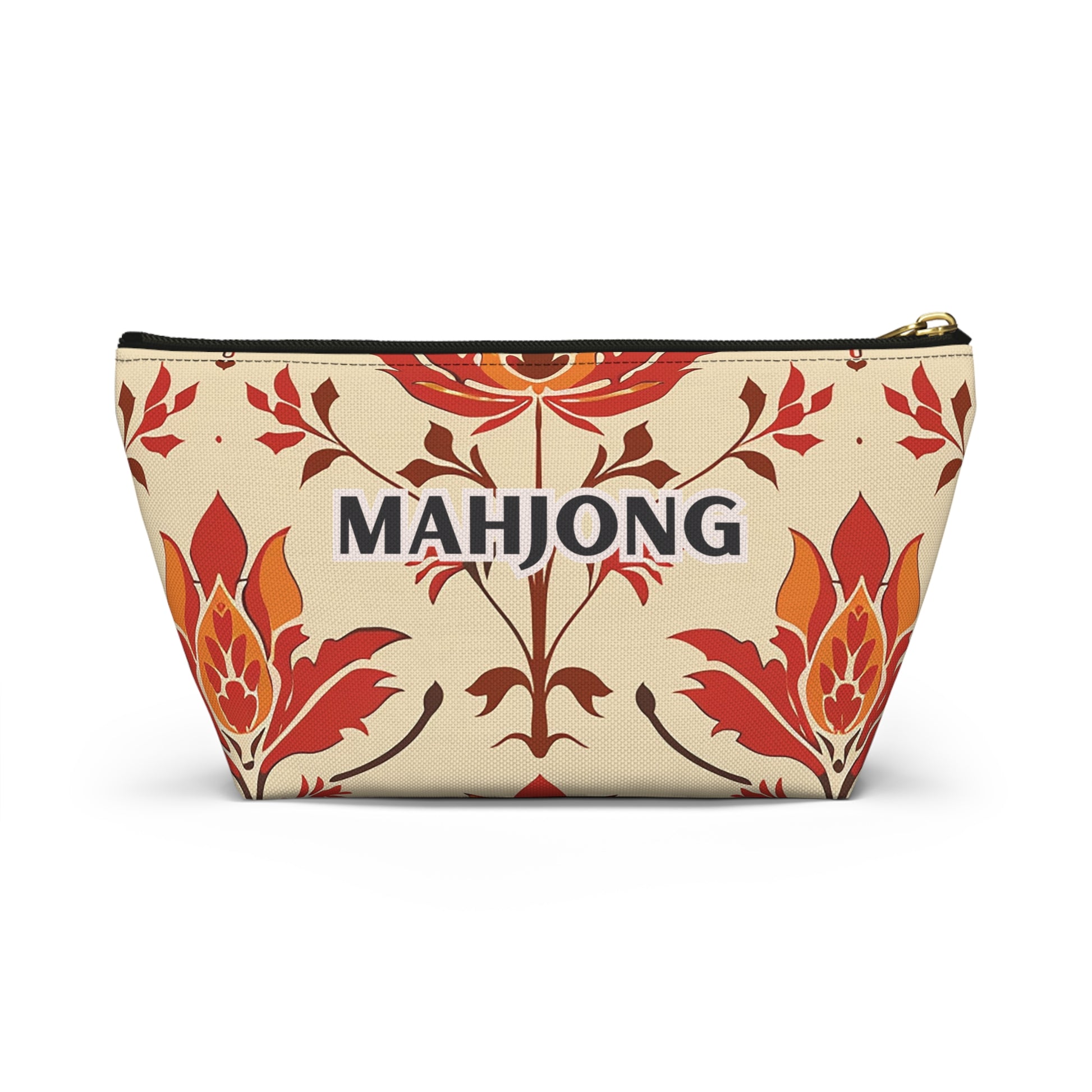 Zesty Blossoms Mahjong Pouch