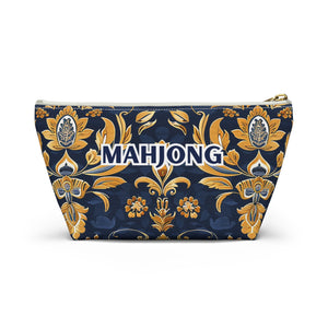 Blue Kaleidoscopic Mahjong Pouch