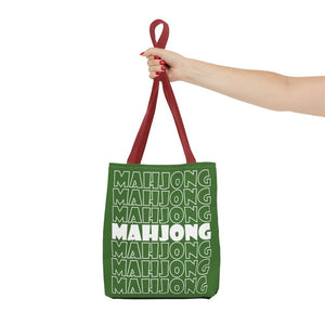 Green Mahjong Tote Bag
