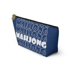 Blue Mahjong Pouch