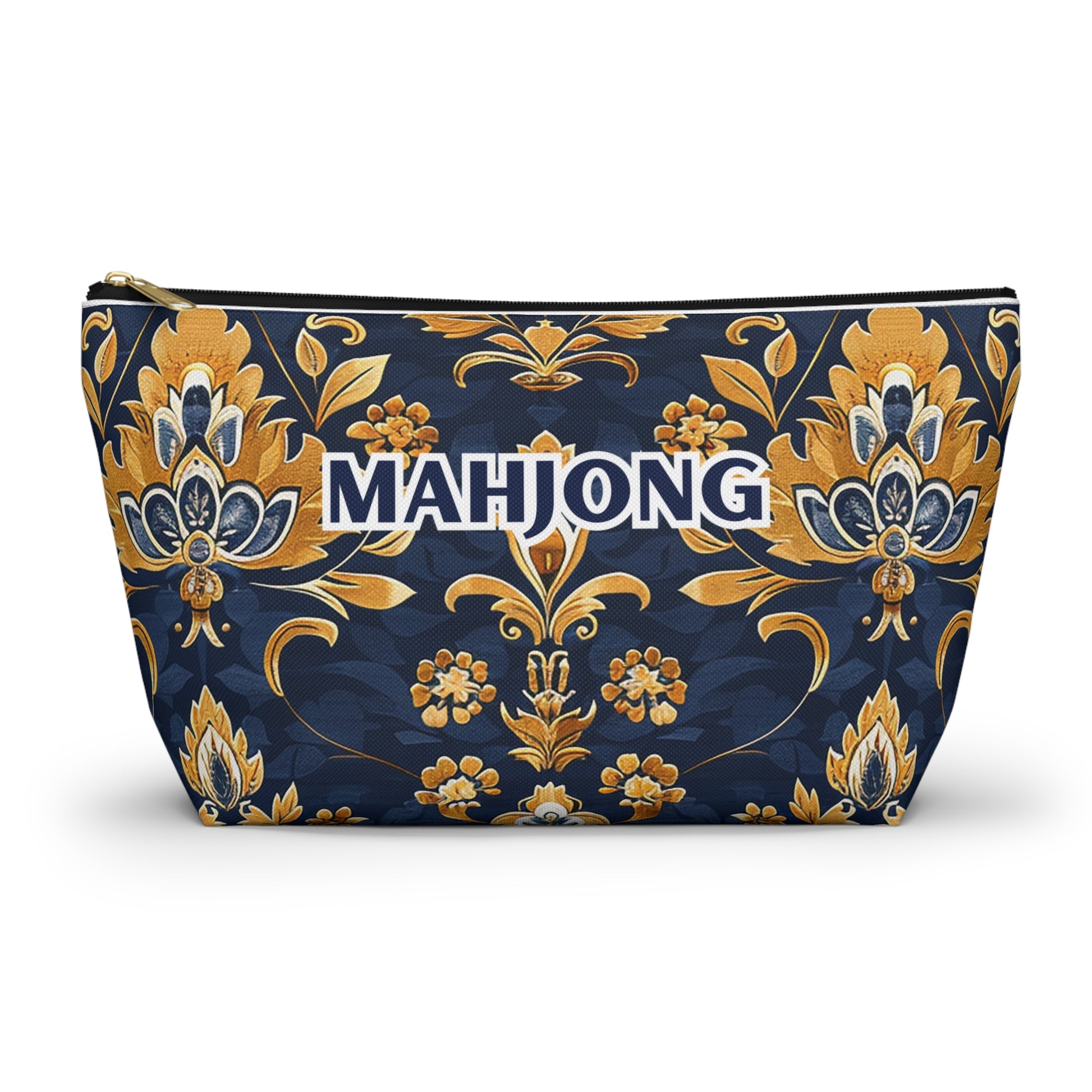 Blue Kaleidoscopic Mahjong Pouch