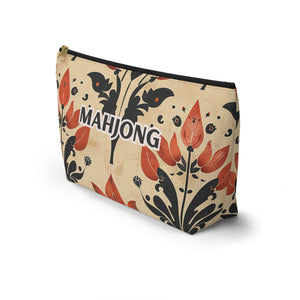 Orange Petal Mahjong Pouch