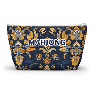 Blue Kaleidoscopic Mahjong Pouch