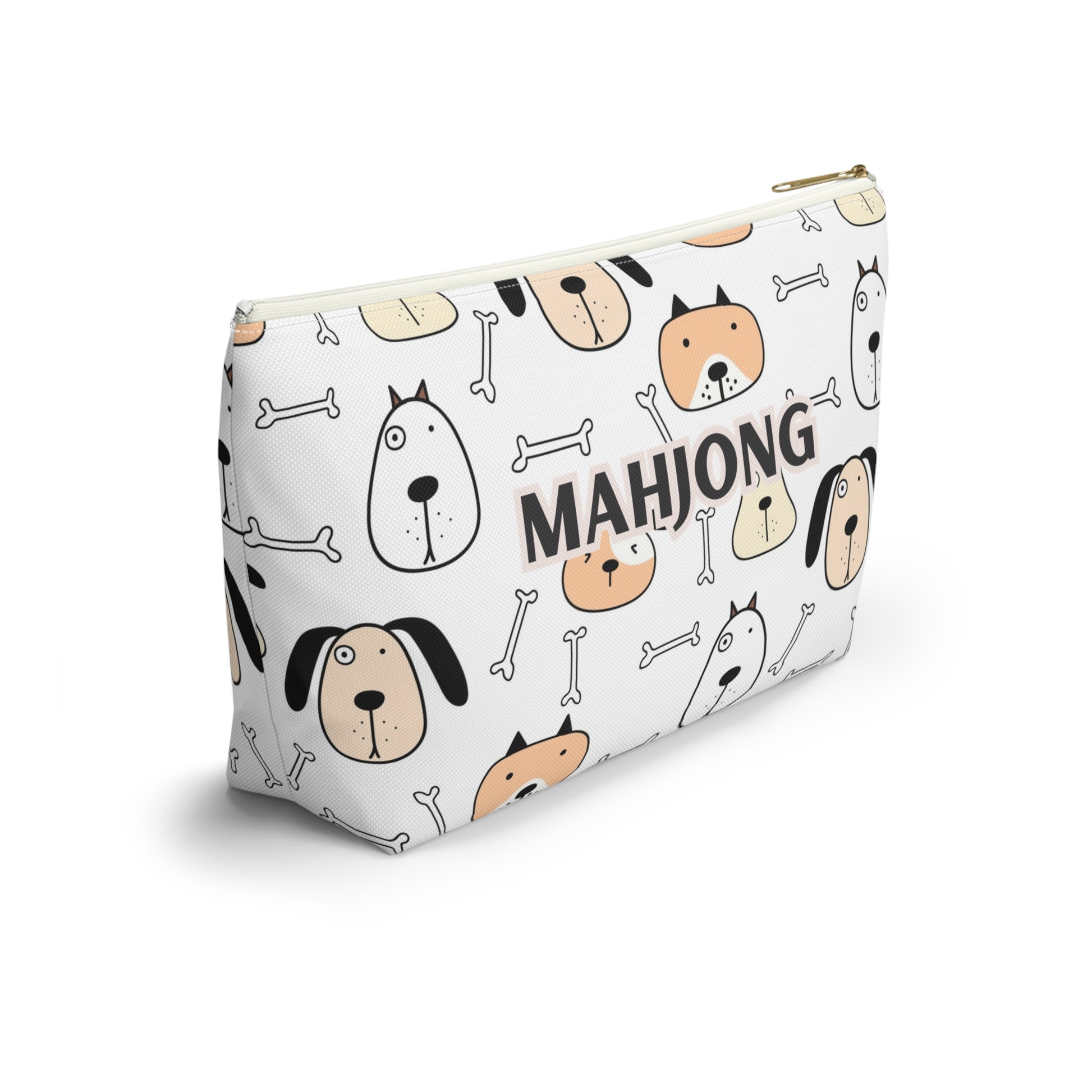 Cute and Fun Puppy Dog Mahjong Pouch for Easy Storage