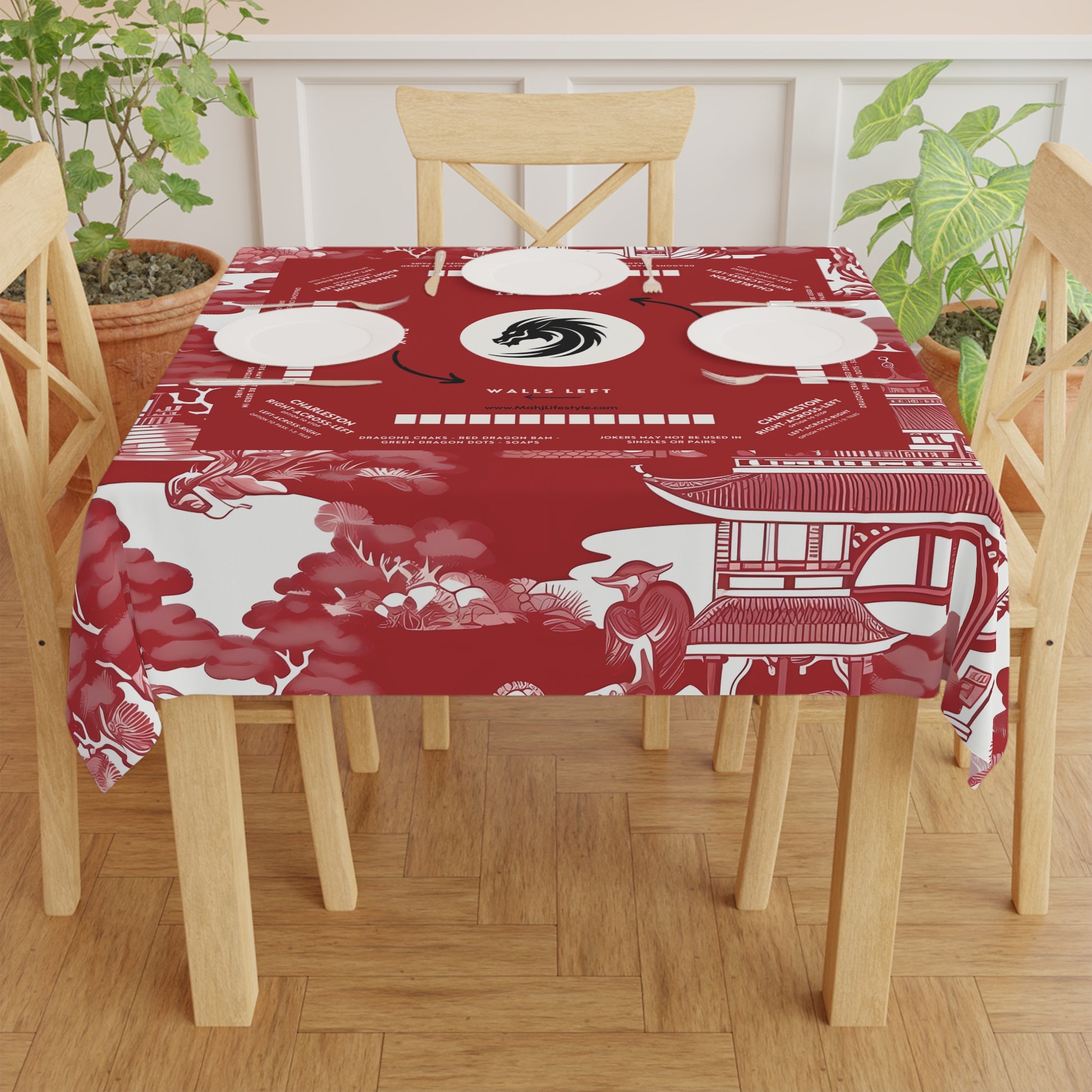 Red Chinoiserie Design