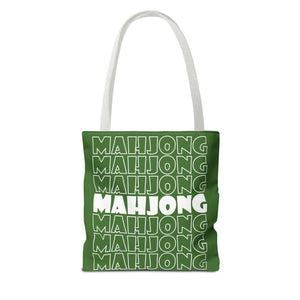 Green Mahjong Tote Bag