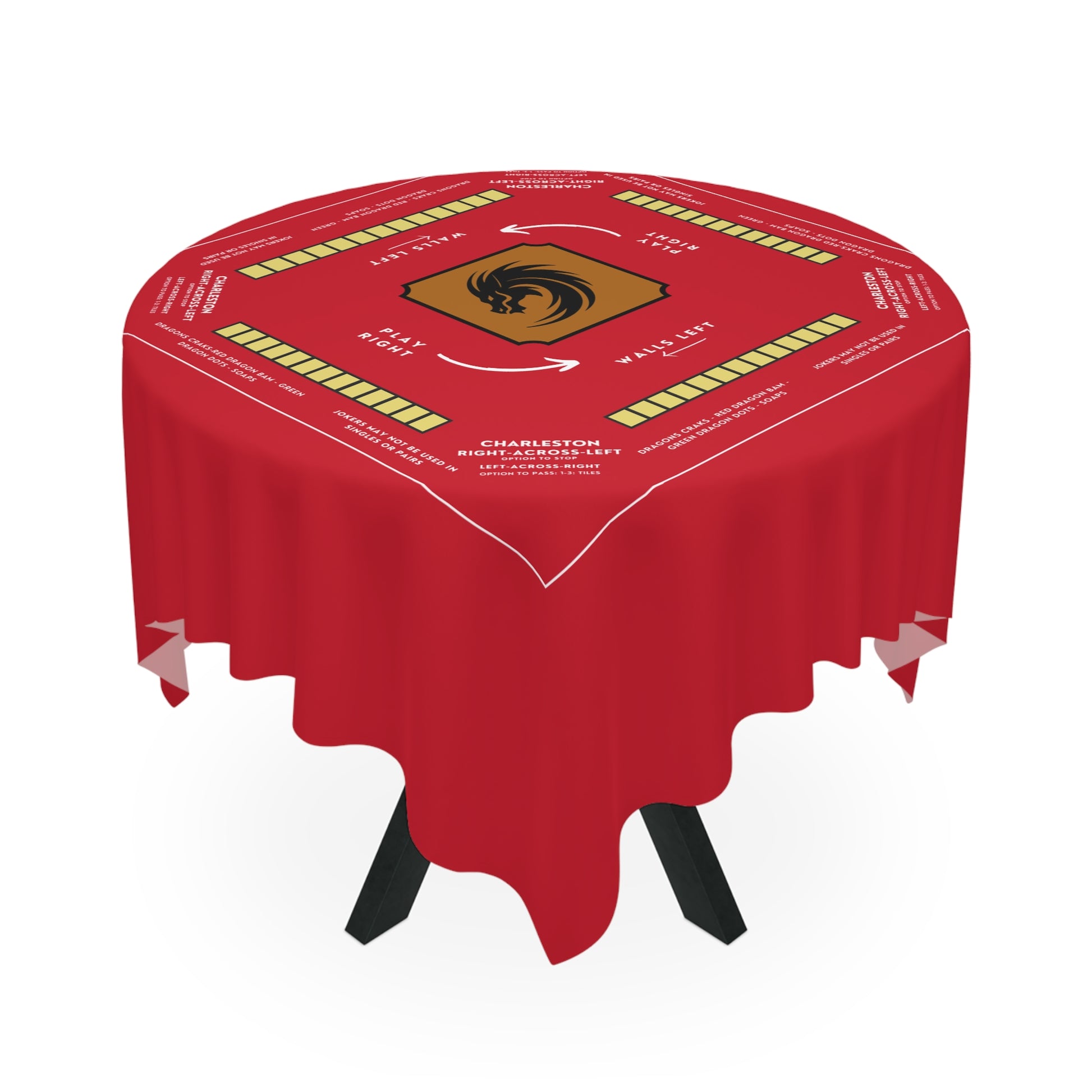 Red with Gold Logo