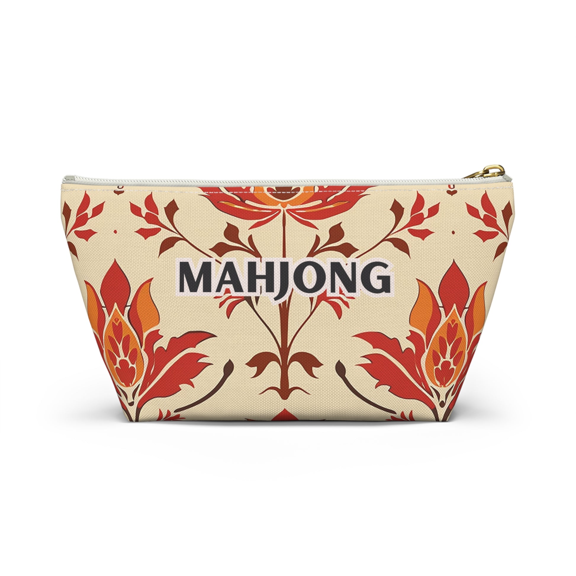 Zesty Blossoms Mahjong Pouch