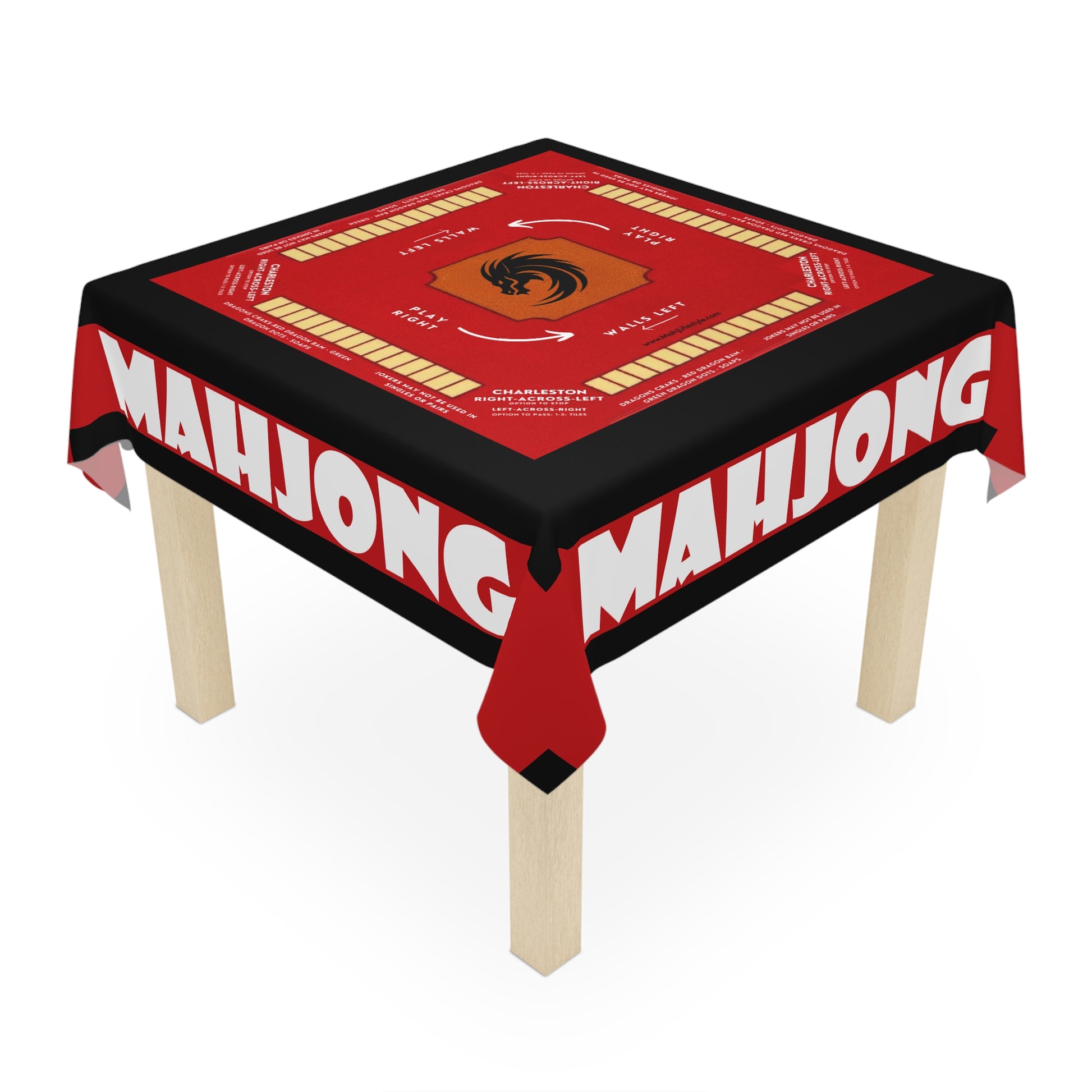 Red Mahjong with Logo