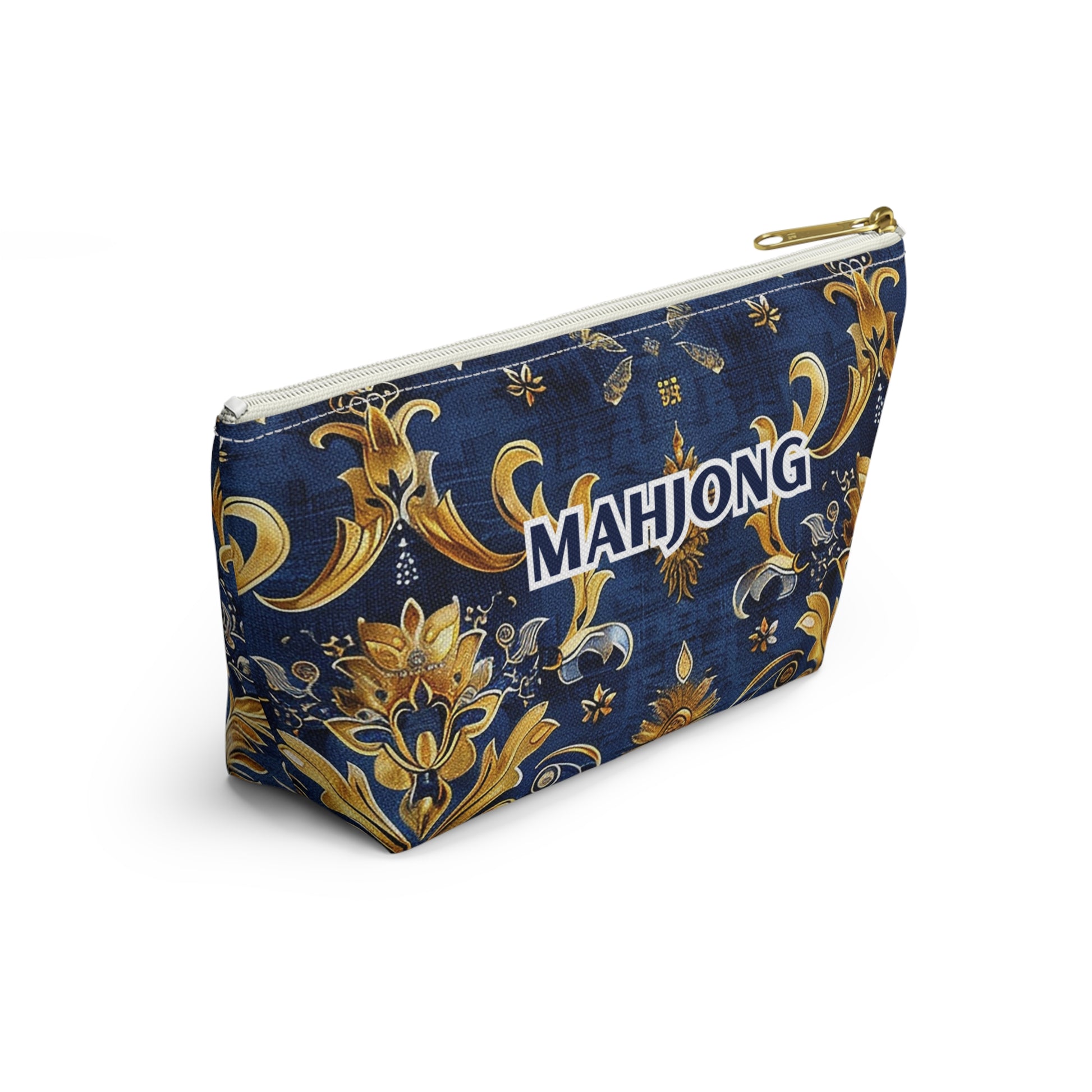 Hints of Gold Kaleidoscopic Mahjong Pouch