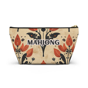 Orange Petal Mahjong Pouch