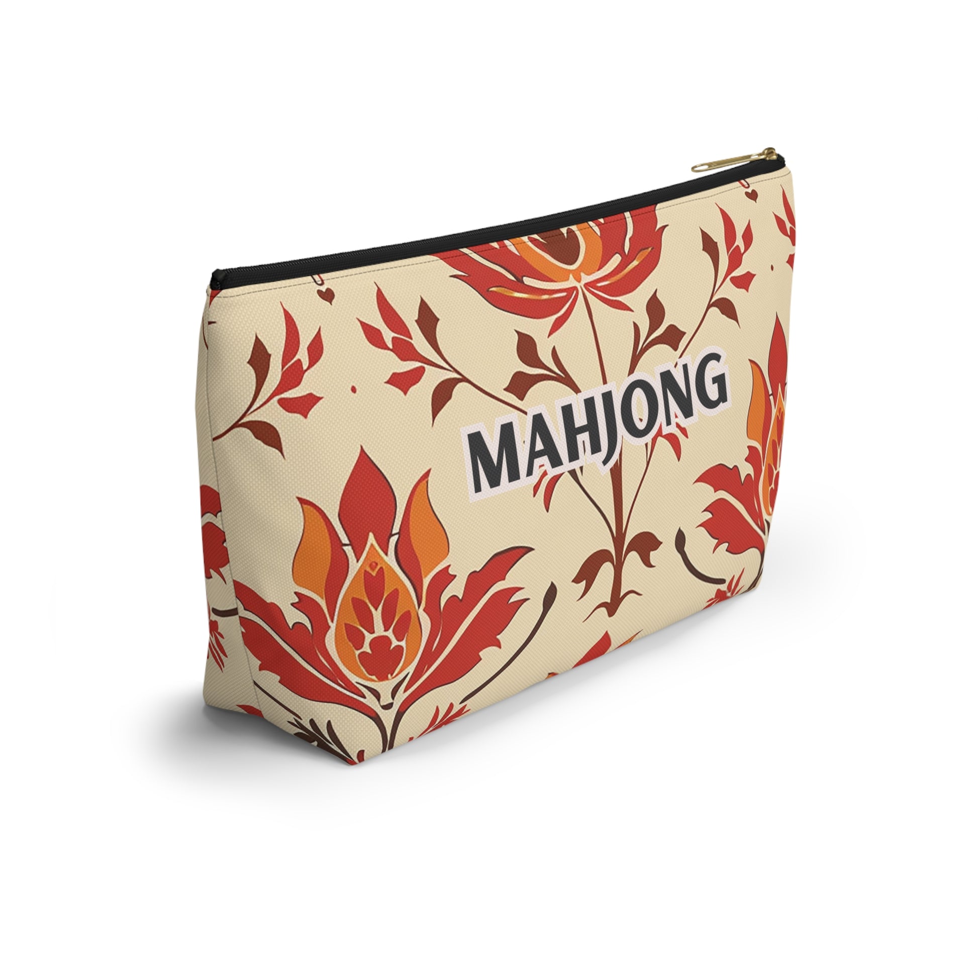 Zesty Blossoms Mahjong Pouch
