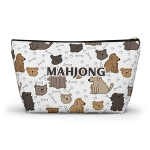 Playful Mahjong Pouch for Puppy Dog Lovers