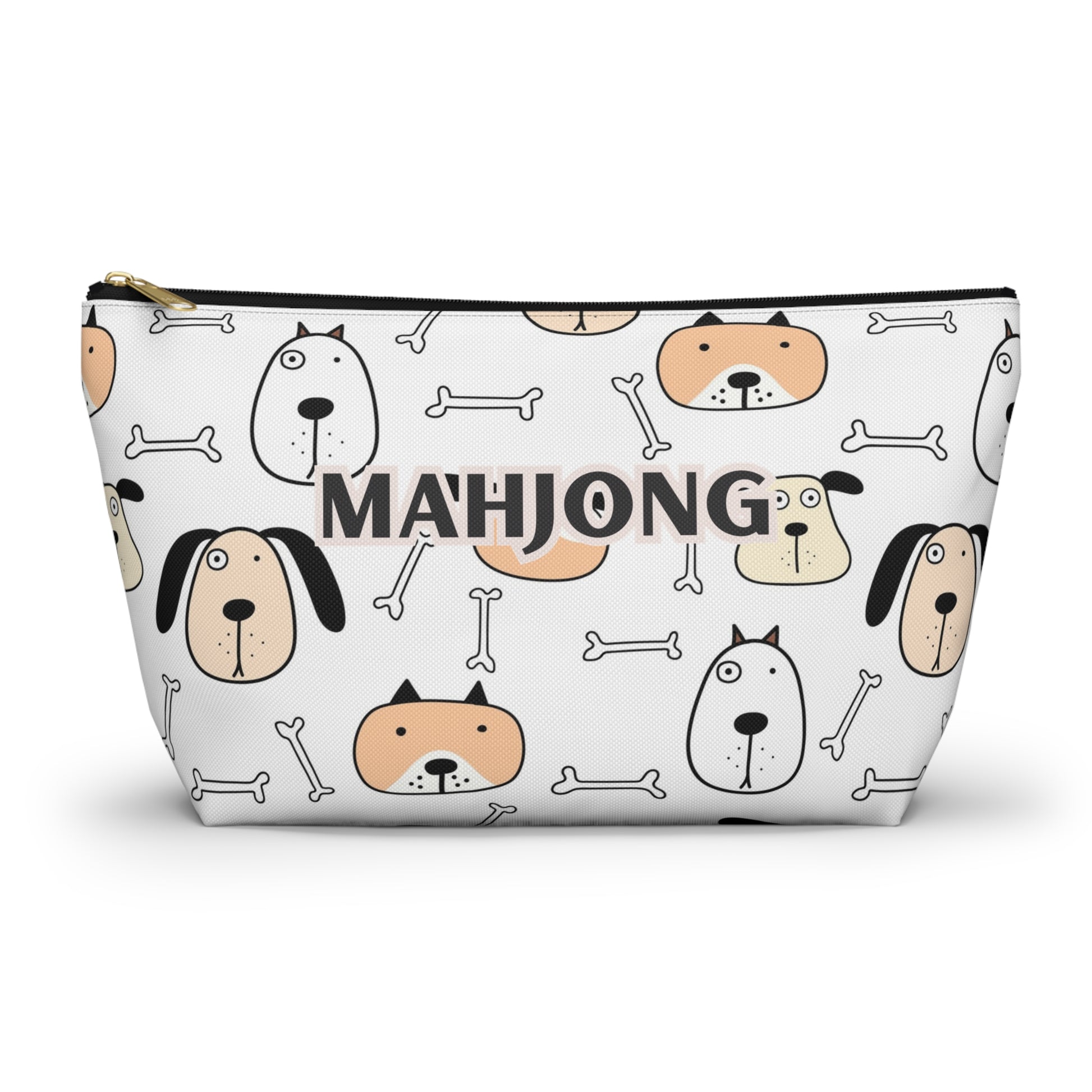 Cute and Fun Puppy Dog Mahjong Pouch for Easy Storage