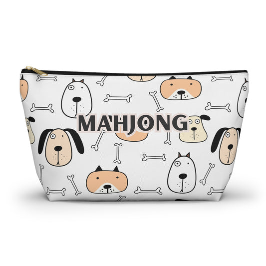 Cute and Fun Puppy Dog Mahjong Pouch for Easy Storage