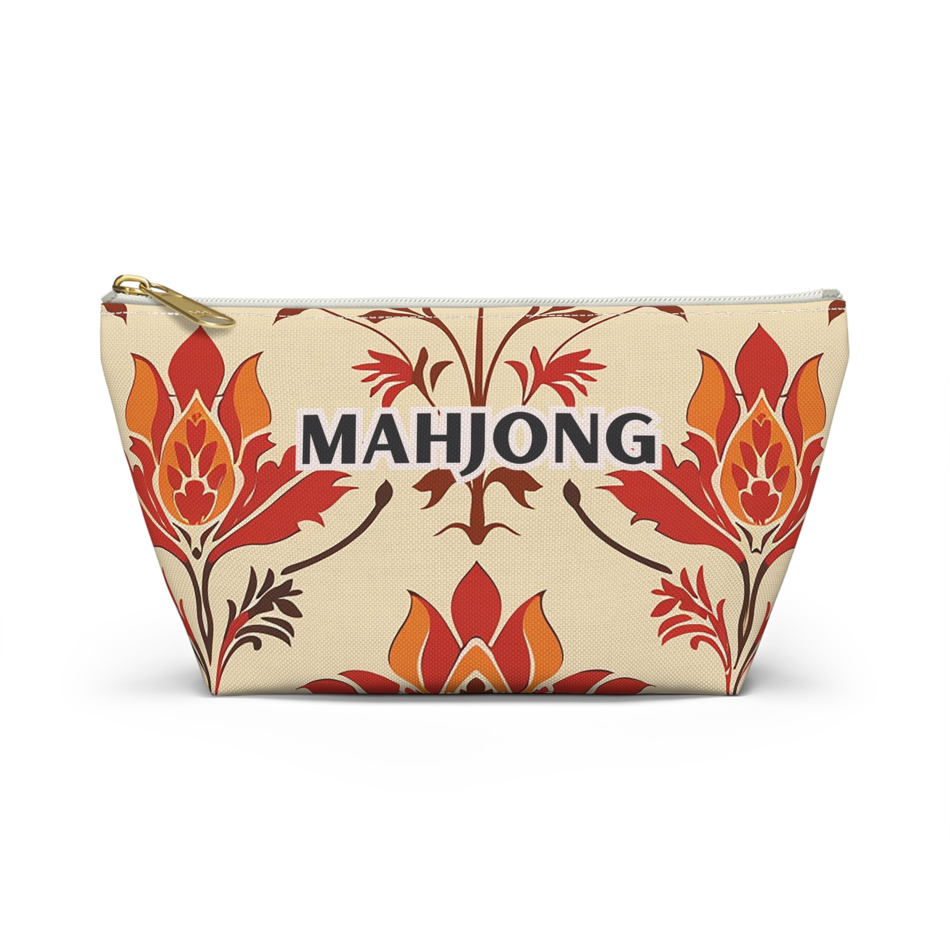 Zesty Blossoms Mahjong Pouch