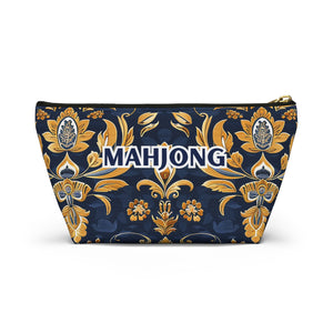 Blue Kaleidoscopic Mahjong Pouch