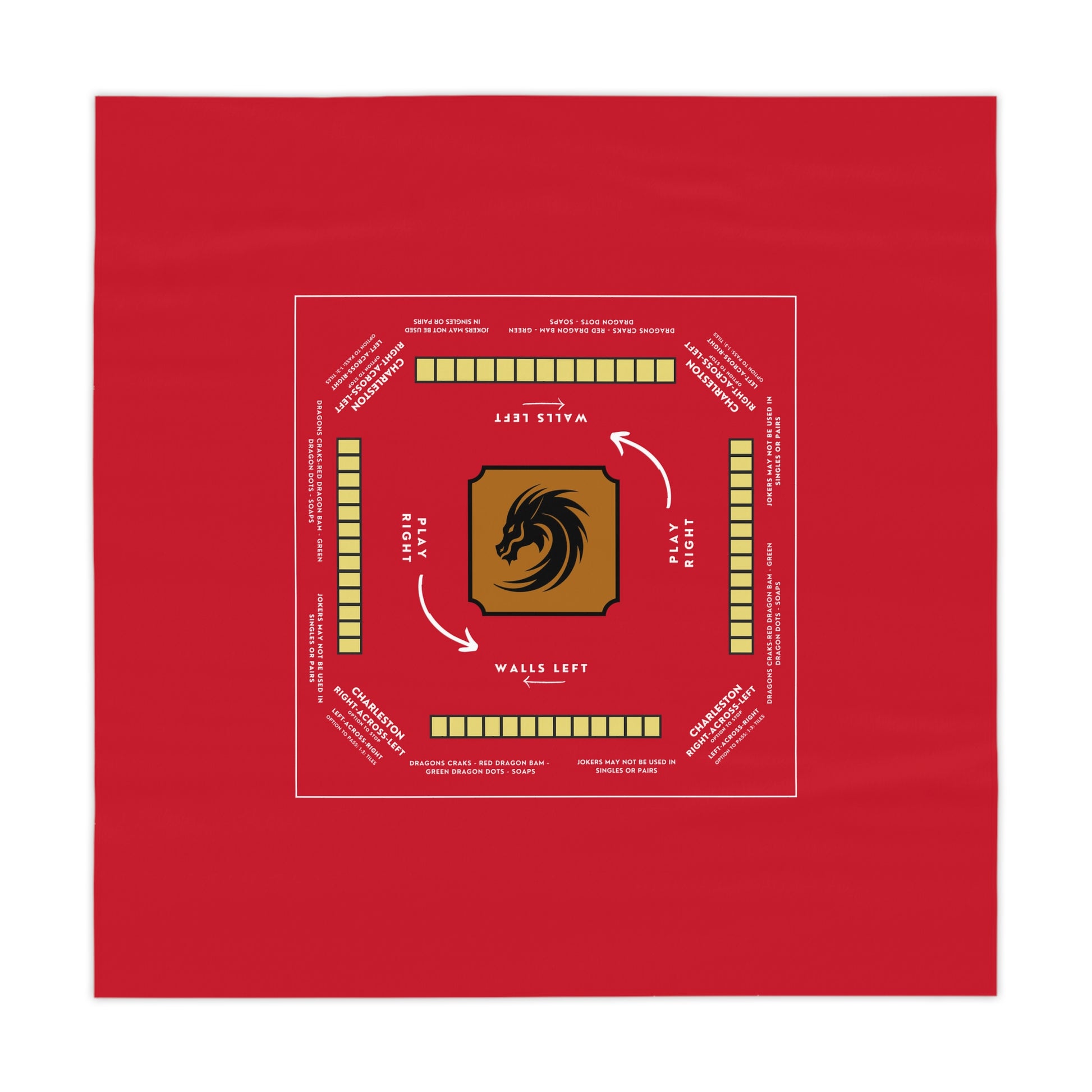 Red with Gold Logo