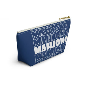 Blue Mahjong Pouch