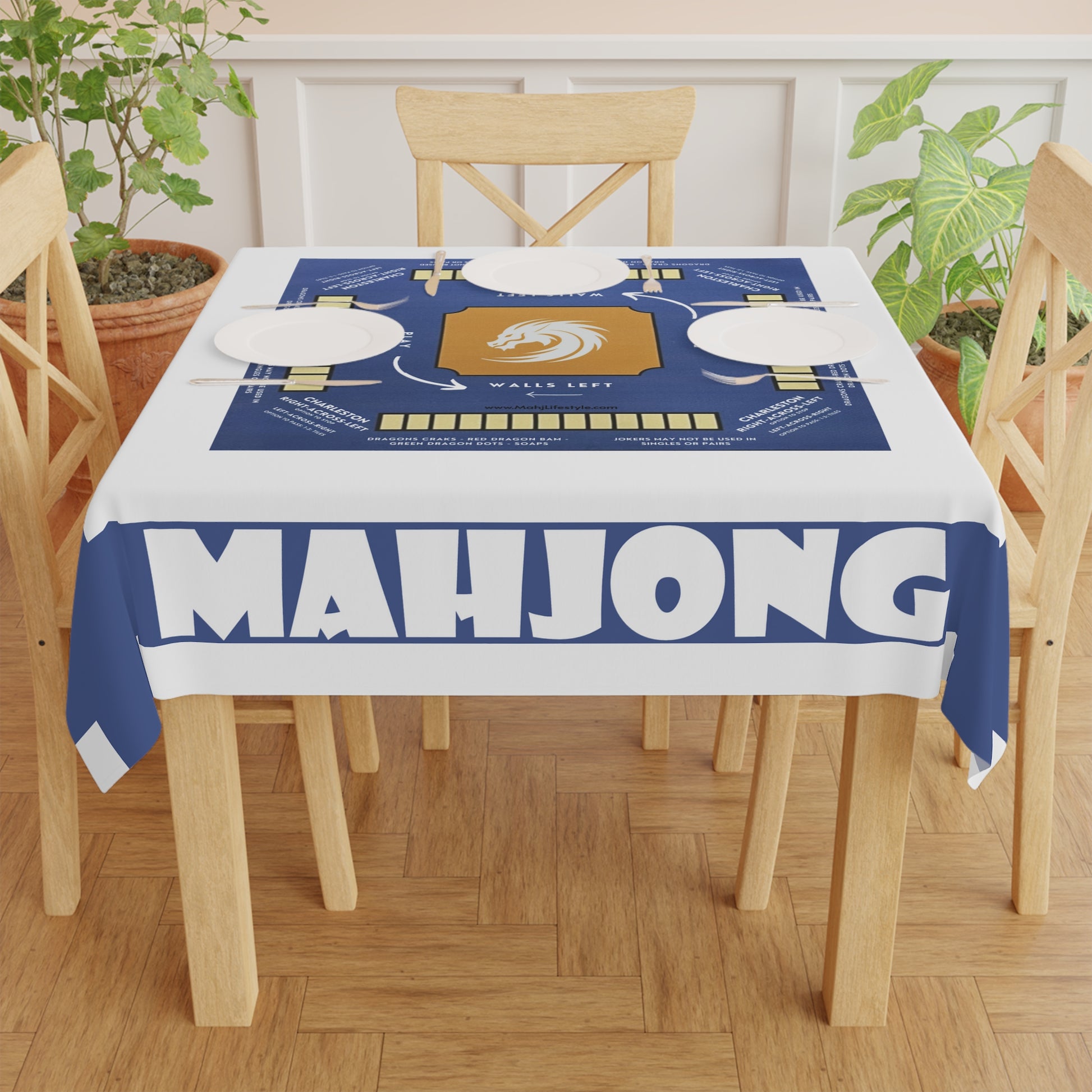 White/Blue Mahjong