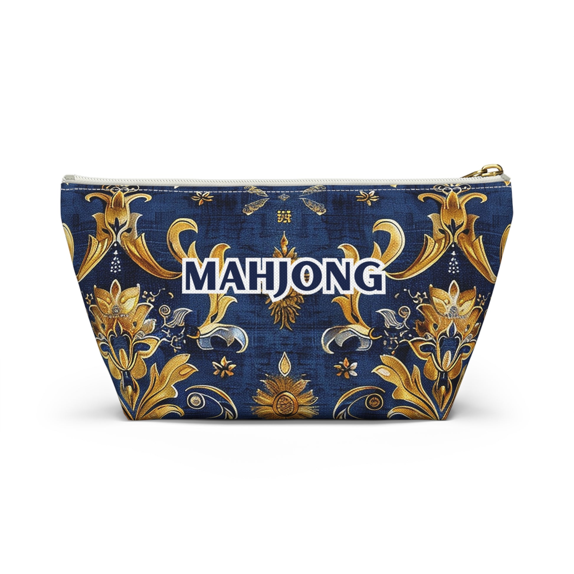 Hints of Gold Kaleidoscopic Mahjong Pouch