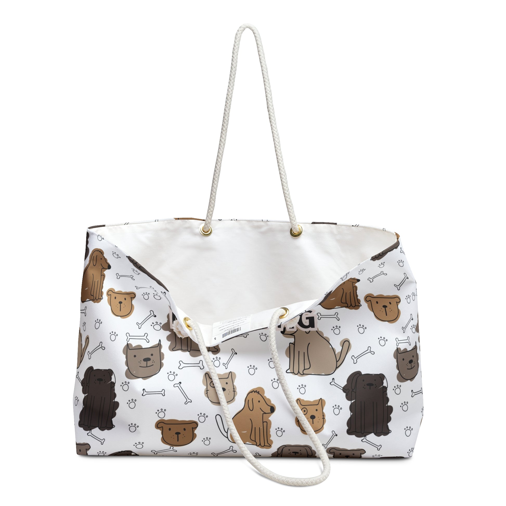 Puppy Dog Mahjong Tote for Everyday Essentials