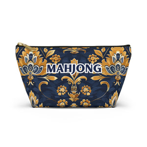 Blue Kaleidoscopic Mahjong Pouch