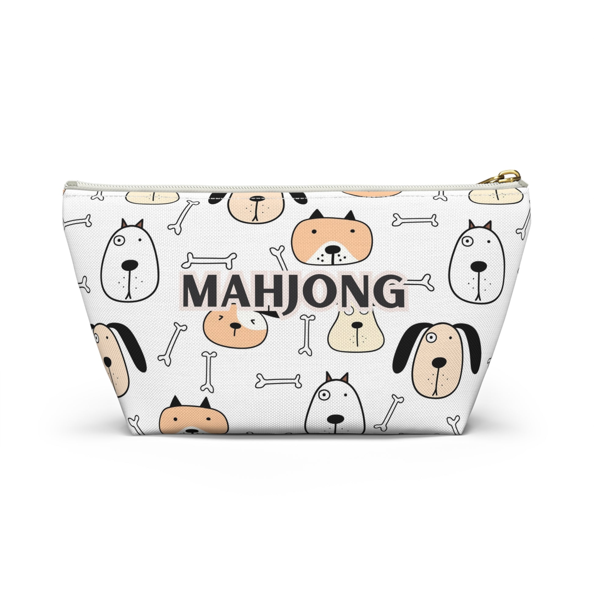Cute and Fun Puppy Dog Mahjong Pouch for Easy Storage