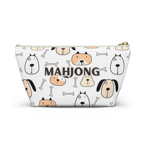 Cute and Fun Puppy Dog Mahjong Pouch for Easy Storage