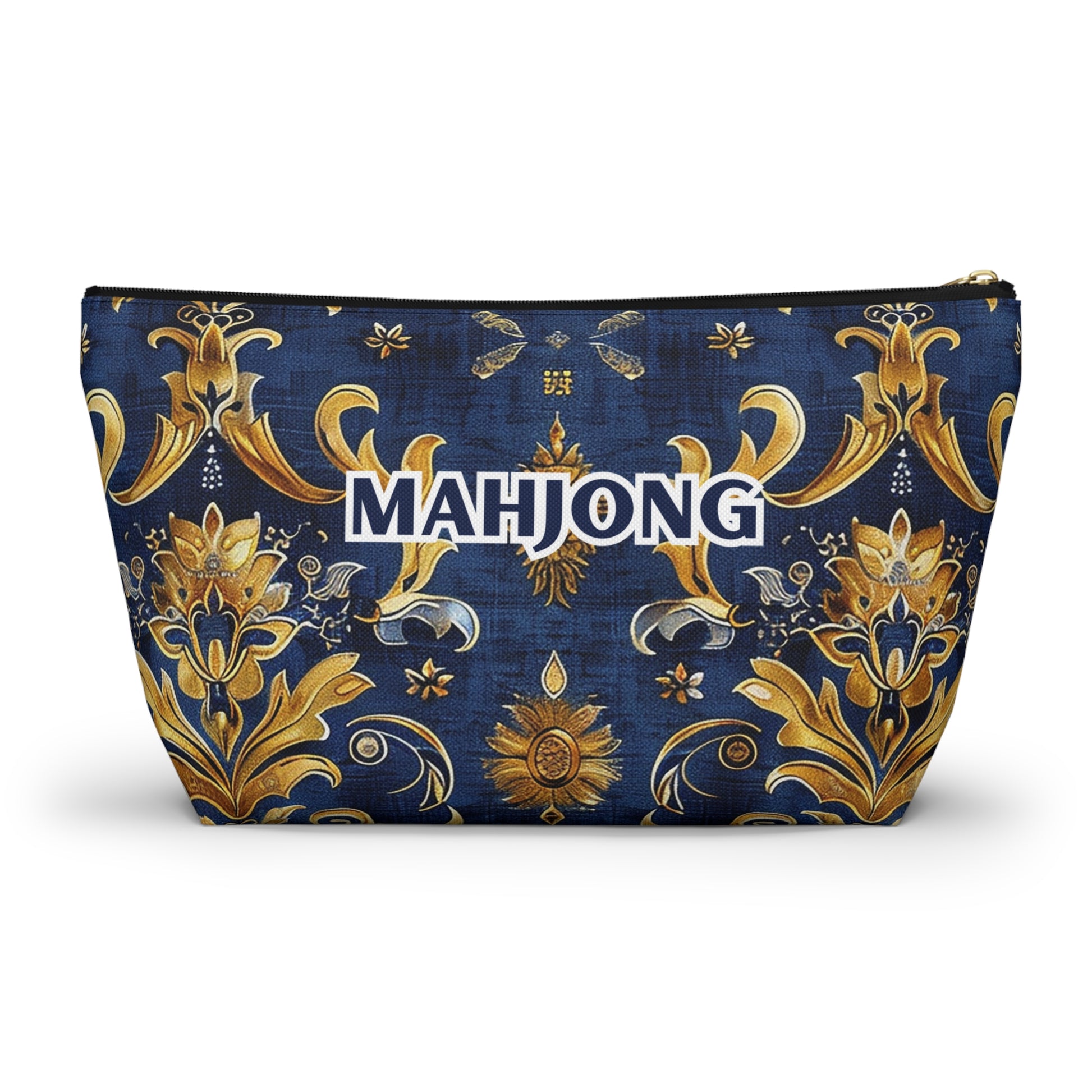 Hints of Gold Kaleidoscopic Mahjong Pouch