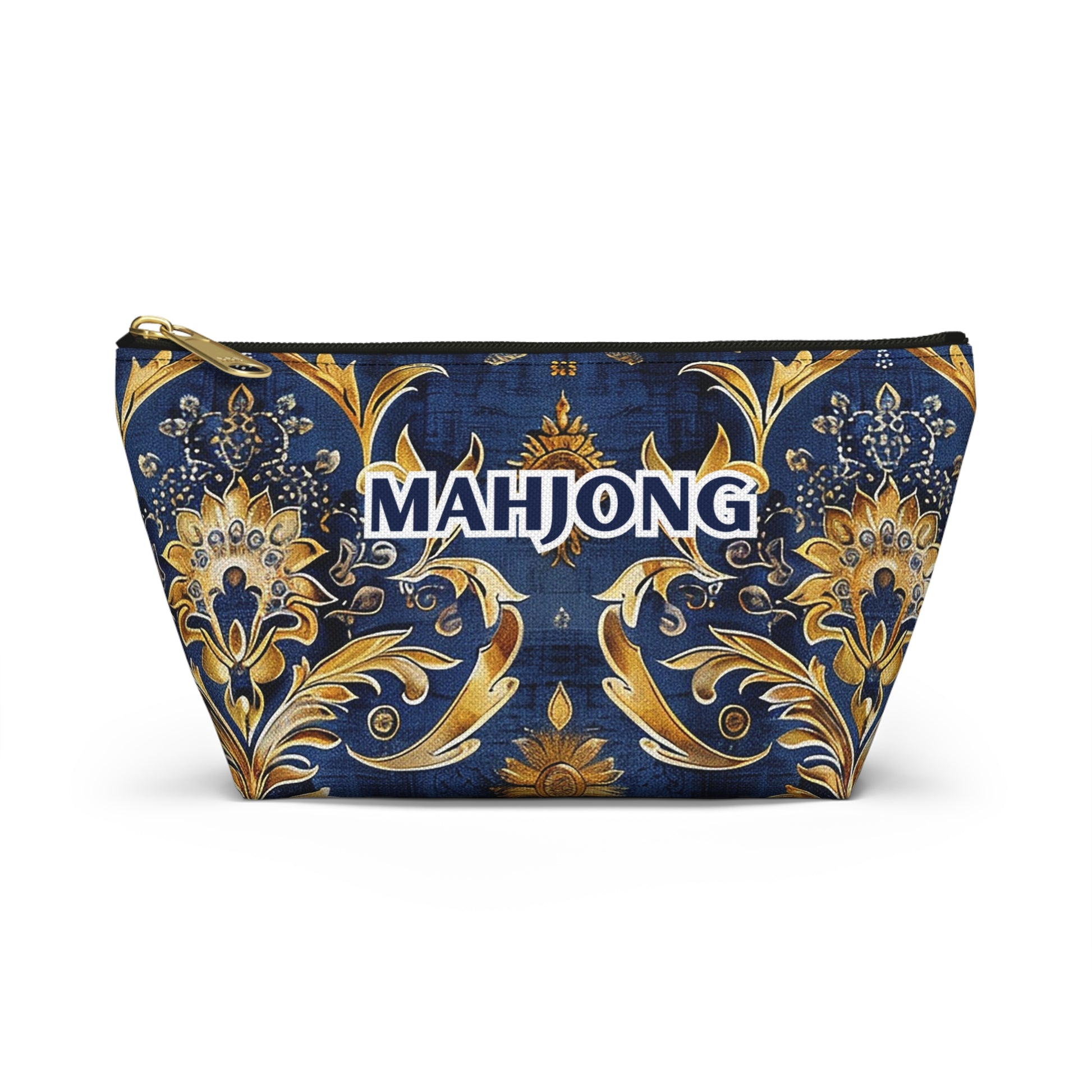 Hints of Gold Kaleidoscopic Mahjong Pouch