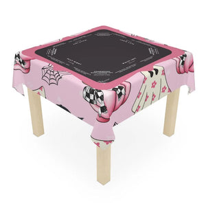 Halloween Mahjong Instructional Tablecloth - Perfect for Events, Mahjong Games, and Halloween Parties