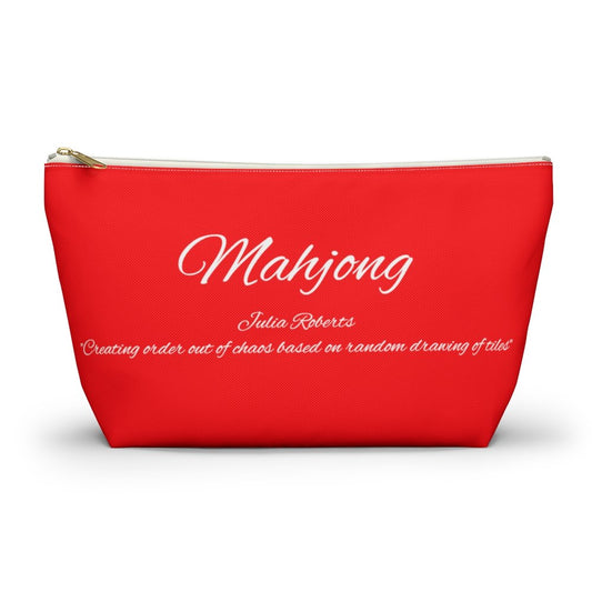 Mahjong Bright Red Pouch