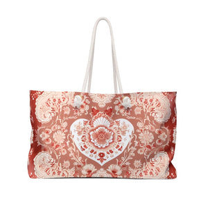 Pink Dainty Weekender Bag