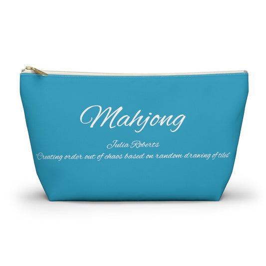 Sky Blue Mahjong Pouch