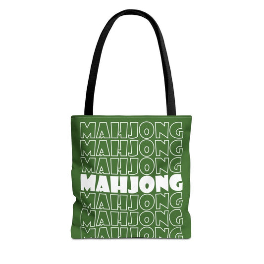 Green Mahjong Tote Bag