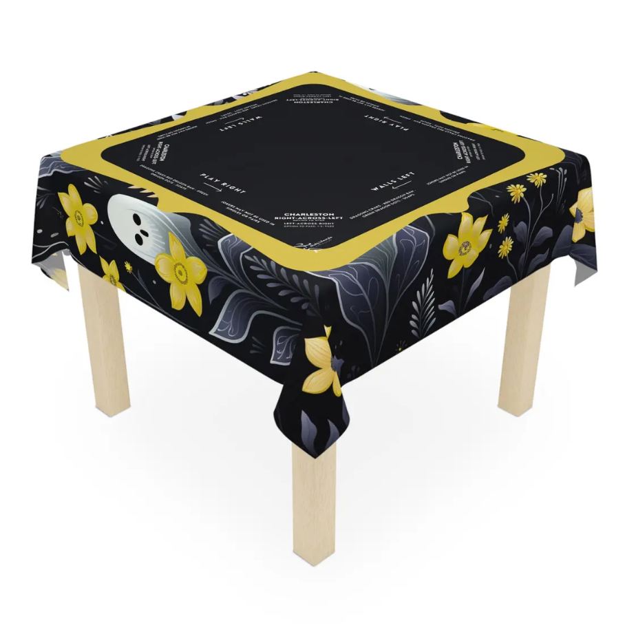 Halloween Themed Mahjong Tablecloth - Perfect for Events, Mahjong Games, and Halloween Parties 4