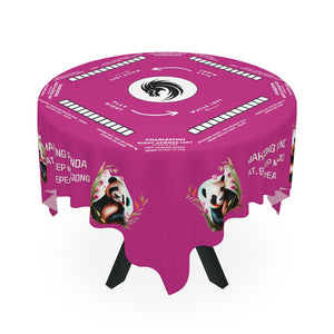 Customizable Panda Mahjong Tablecloth Easy-to-Read Instructions