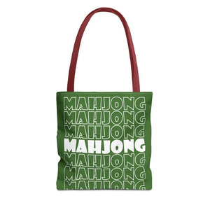 Green Mahjong Tote Bag