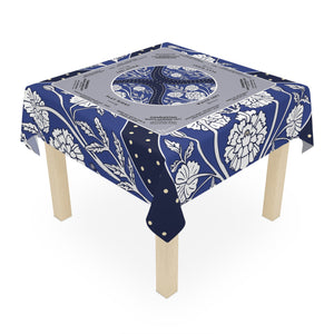 Dark Blue Floral Design