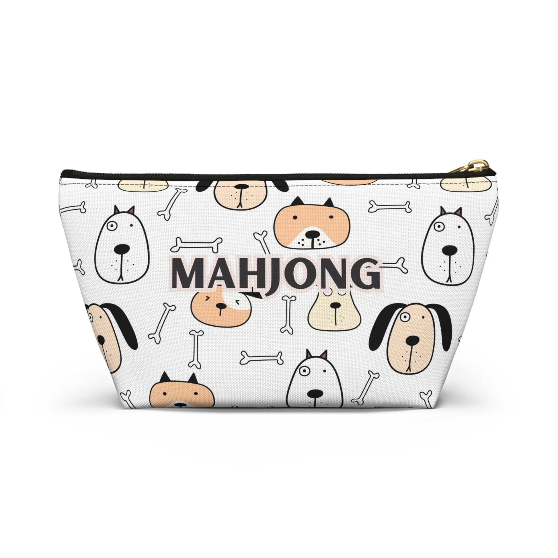 Cute and Fun Puppy Dog Mahjong Pouch for Easy Storage
